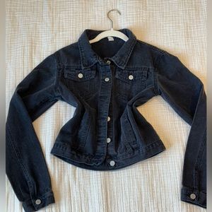 Black Jean jacket in size small